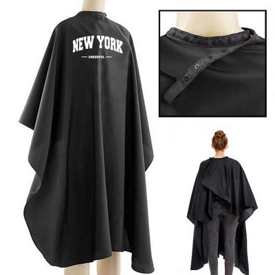Waterproof Haircut Apron with Adjustable Closure