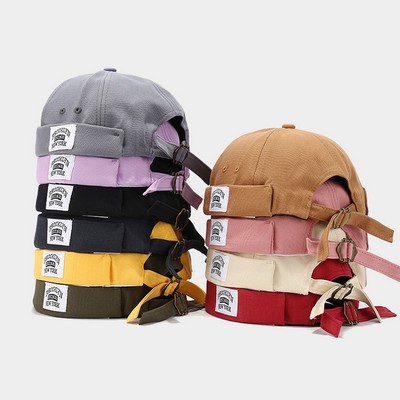 Polyester Adjustable Dockers Beanie Brimless Hat
