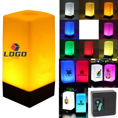Rechargeable Pp Bar Mood Light: Single-Color Ambiance