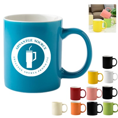 11 oz Classic Ceramic Mug With C-Handle