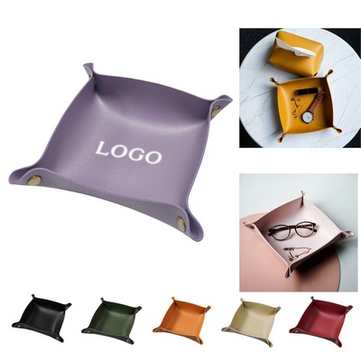 Leather Jewelry Valet Tray