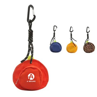 Hat-Shaped Coin Purse Keychain