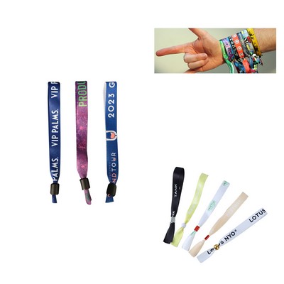 Sublimated Fabric Festival Bracelet