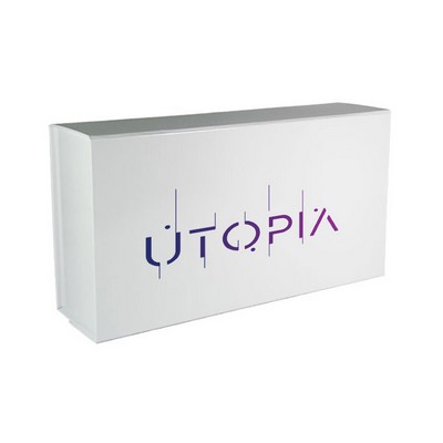 13-1/2 x 7 x 3-1/2 Custom Printed Rigid Folding Boxes with Magnetic Closure