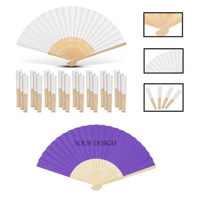 Bamboo Handheld Fans