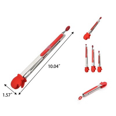 Festive Holiday BBQ Tongs