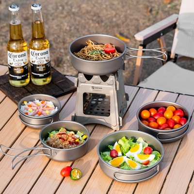 Compact Wood Burning Camping Stove for Emergencies