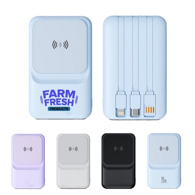 10000mAh Magnetic Power Bank With LED Display