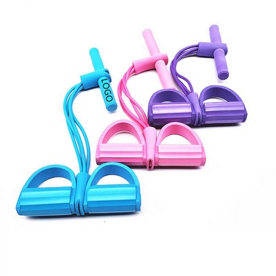 Yoga Four-Tube Foot Pedaling & Pulling Device