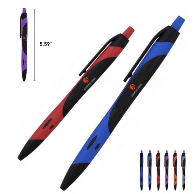 Two-Tone Injection Gel Ballpoint Pen
