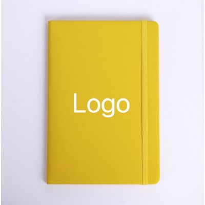 Soft Leather Cover A5 Journal Notebook