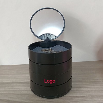 4-Tier Rotating Jewelry And Hair Accessory Organizer