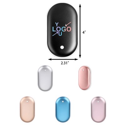 2 In 1 Portable Rechargeable Power Bank And Hand Warmer