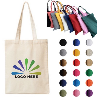 Natural Color Cotton Canvas Tote Bag