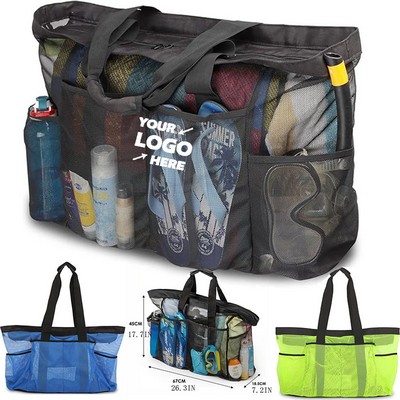 Beach Mesh Tote Bag