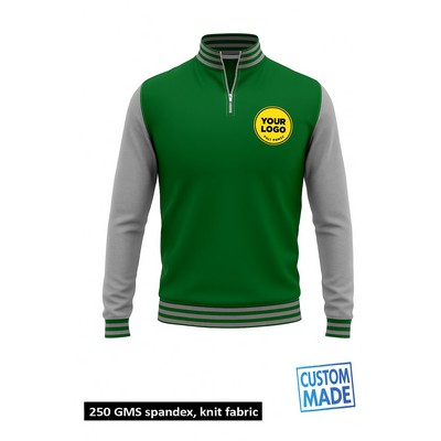 Sublimated 250G Lightweight Quarter Zip Sweatshirt (Unisex)