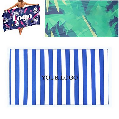 Luxurious Full Color Microfiber Beach Towel