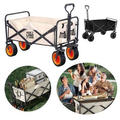 Portable Camping Collapsible Garden Carts Folding Utility Wagon with Wheel