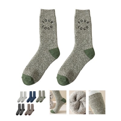 Wool Winter Socks With Sweat Absorption And Odor Control 11" x 4"