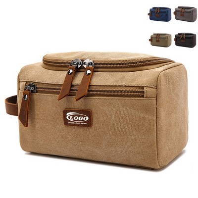 Canvas Toiletry Bag