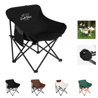 Folding Outdoor Camping Chair with Pocket