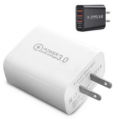 4 Port USB Wall Charger Block