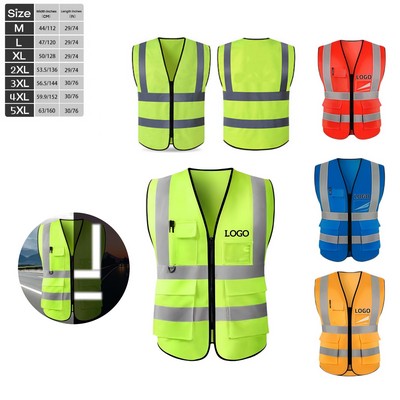 High Visibility Reflective Safety Vest