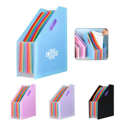 Rainbow Accordian File Organizer