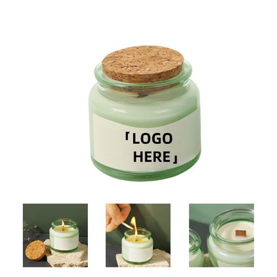 Wooden Stopper Bottle Scented Candle