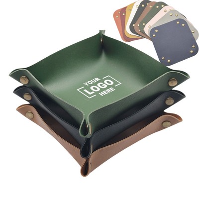 Premium PU Leather Valet Tray