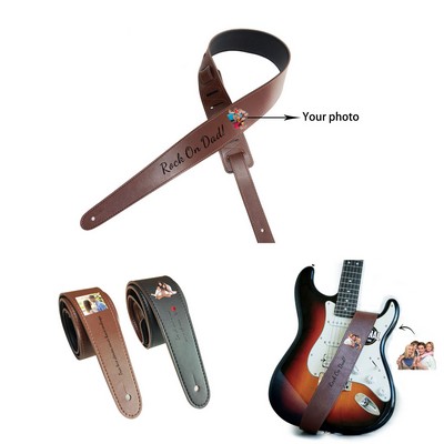 Double Sided Leather Guitar Strap