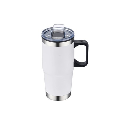 Endura 24 oz White Double Wall Travel Mug