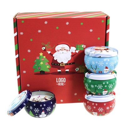 Christmas Scented Candles Gift Set