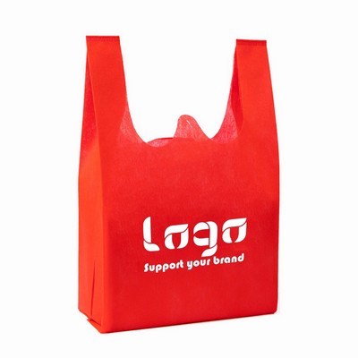 Vest-style Non Woven Grocery Tote Bag