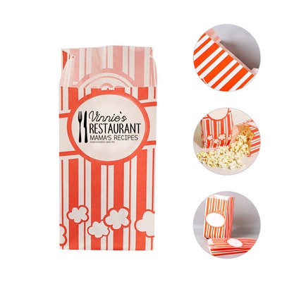 Disposable Paper Popcorn Bag