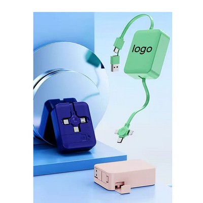Retractable 3-in-1 USB Charging Cable