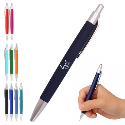 Plastic Push Button Ballpoint Pen