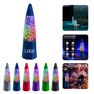 Glitter Glow Rocket Lamp