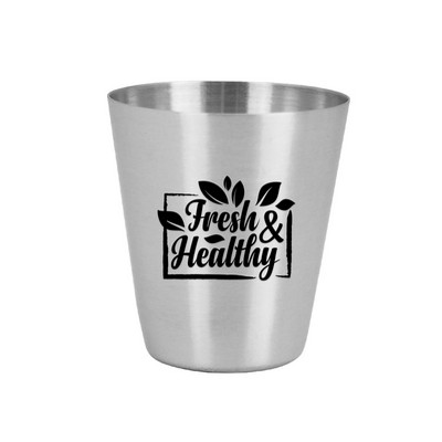 1oz Bar-Grade Stainless Steel Shot Glasses
