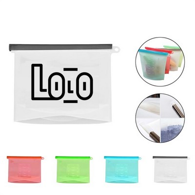 30OZ Reusable Food Storage Bags W/Plastic Slide