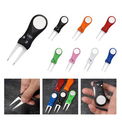 Folding Golf Green Ball Fork