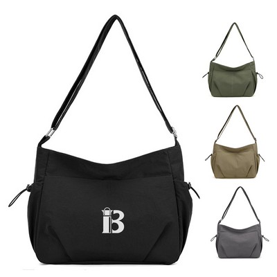 Unisex Lightweight Nylon Shoulder Crossbody Bag