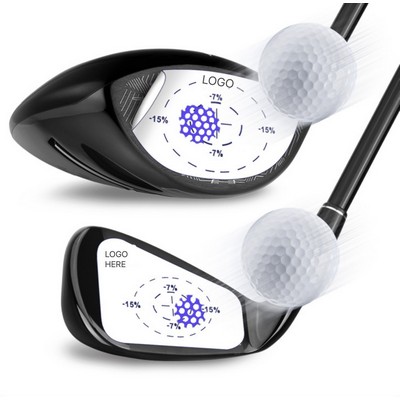 Golf Impact Tape for Drivers and Irons Swing Training Marker for Ball Strike and Hit Angle 6pcs Set