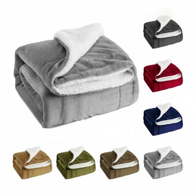 Super Soft Sherpa Fleece Blanket