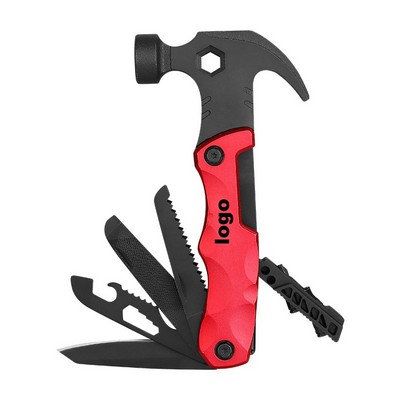 Stainless Steel Multi-Function Claw Hammer with Pliers for Outdoor Use