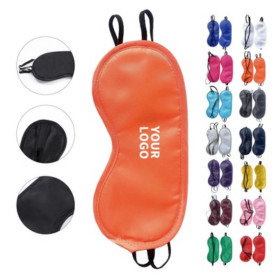 Polyester Sleep Eye Mask Nose Pad Design