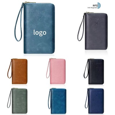 Multifunctional RFID Passport Wallet