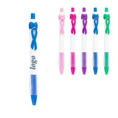 Bow-Shaped Click Ballpoint Pen