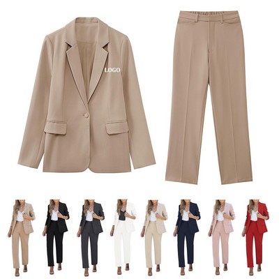 Women 2 Piece Business Casual Outfit Set