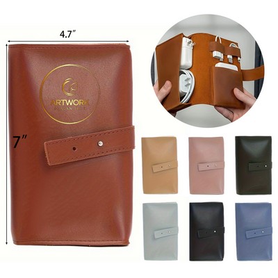 Leather Charger Organizer